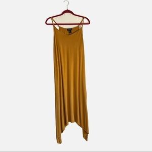 Rachel Zoe Soft Stretch Jersey Dress With Shark Bite Hem Size S